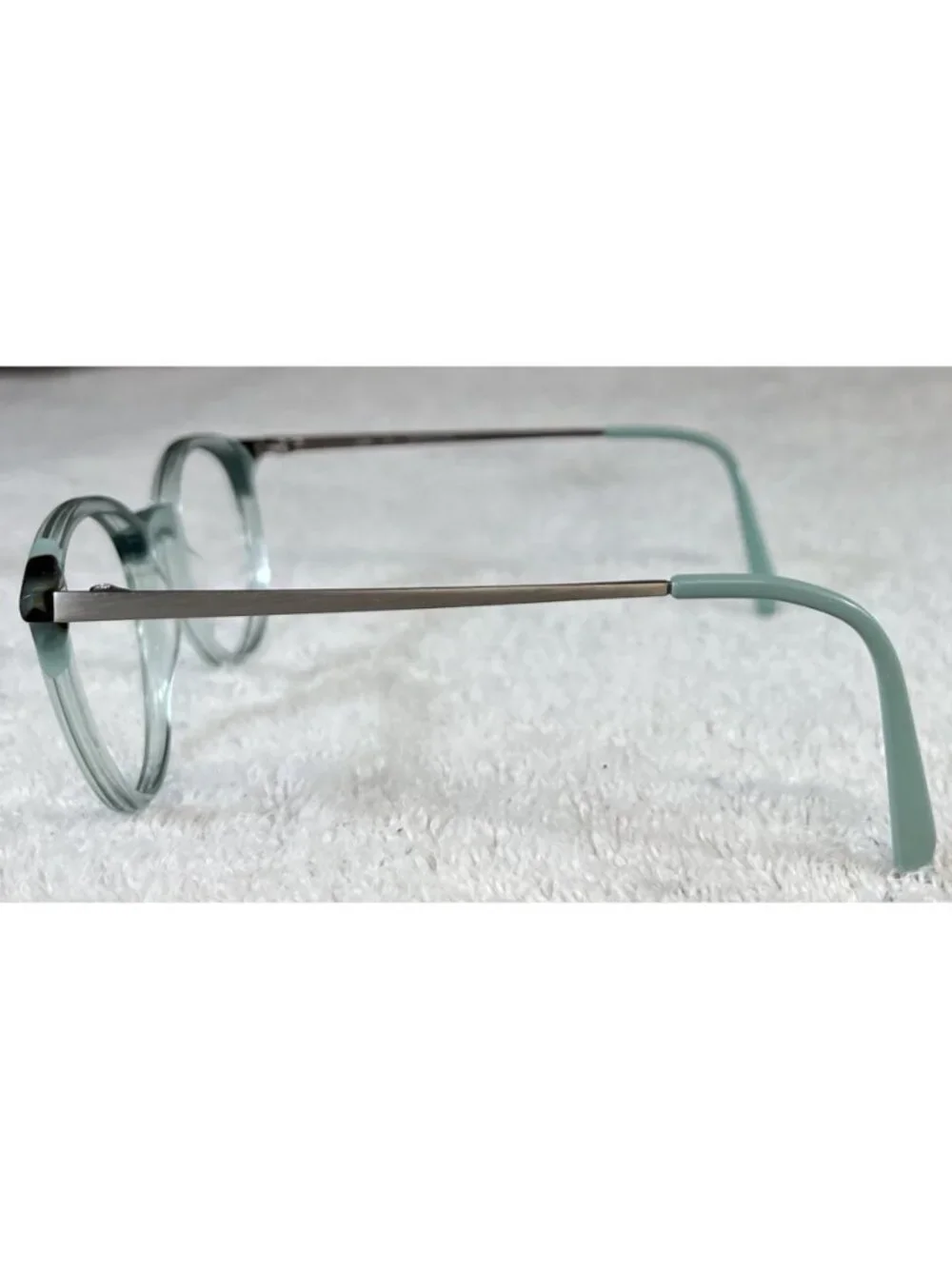 OGI Hugs/373 Women’s Crystal Turquoise Gunmetal Oval Eyeglasses Frames 46-20-140